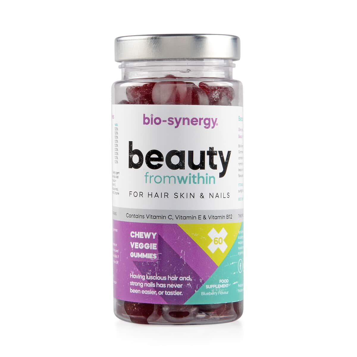 Bio-Synergy Beauty from Within Gummies For Hair Skin & Nails (60 Vegetarian Gummies) image number 0