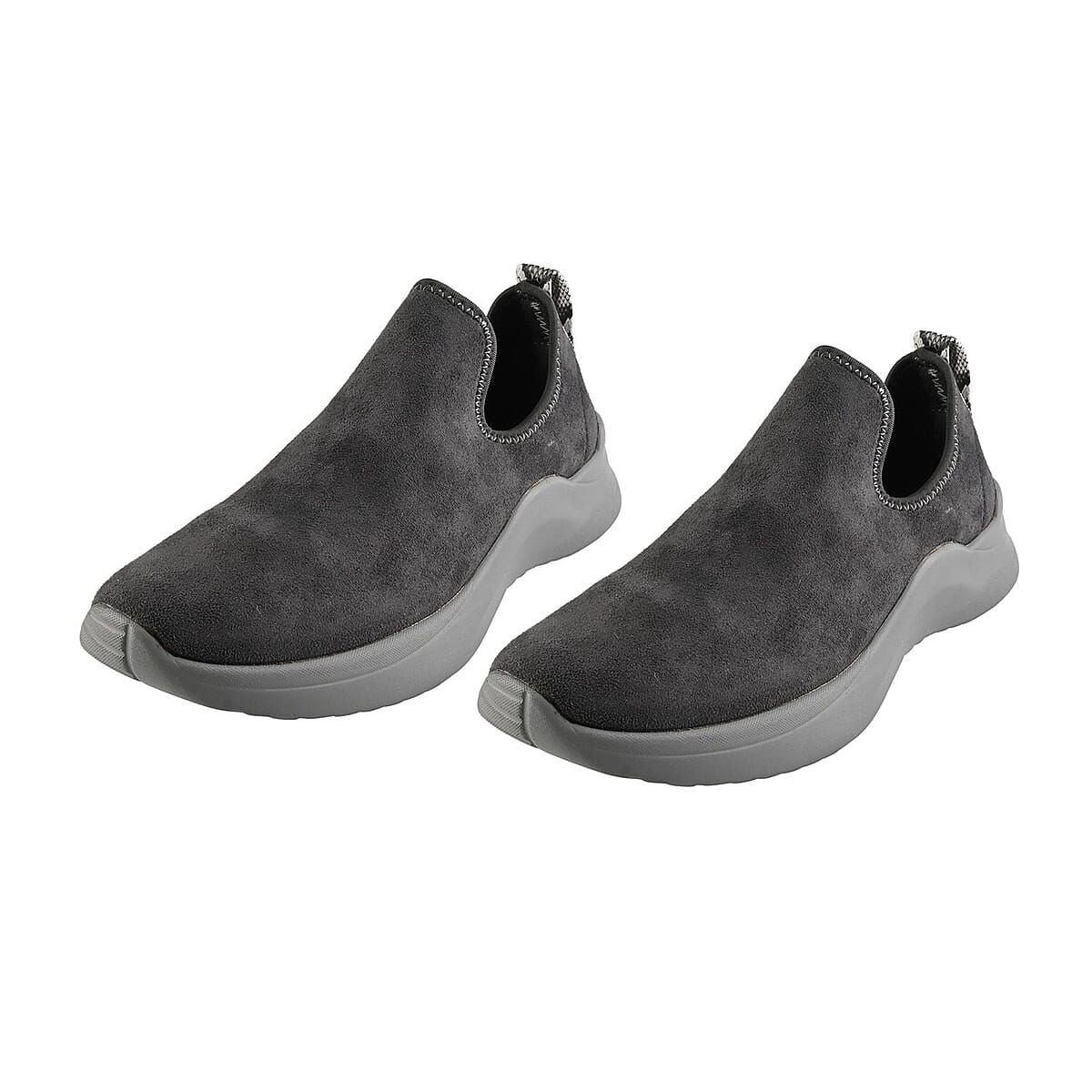 Seven7 Gray Vegan Leather Slip on Sneaker - Size 7 image number 2