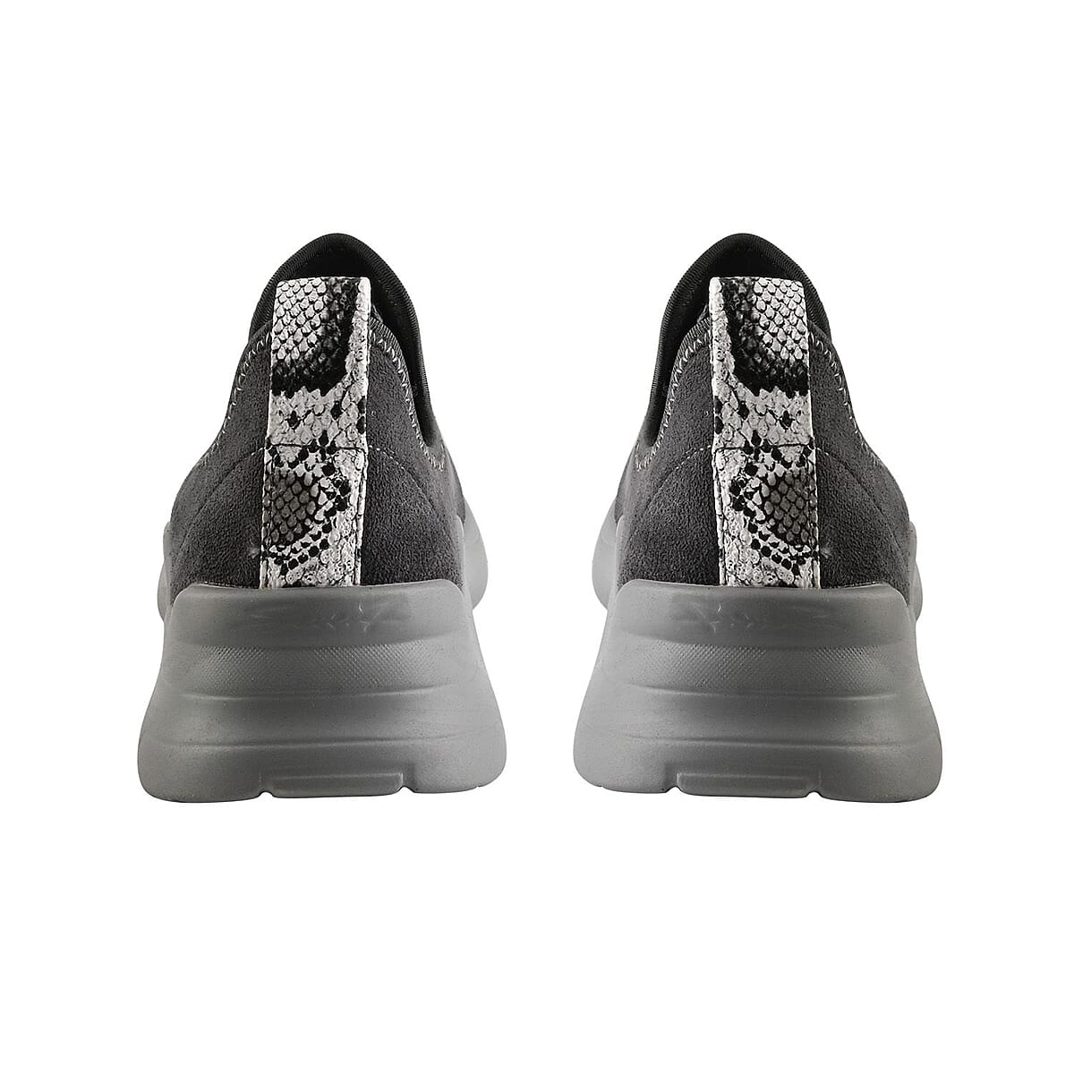 Seven7 Gray Vegan Leather Slip on Sneaker - Size 7 image number 3