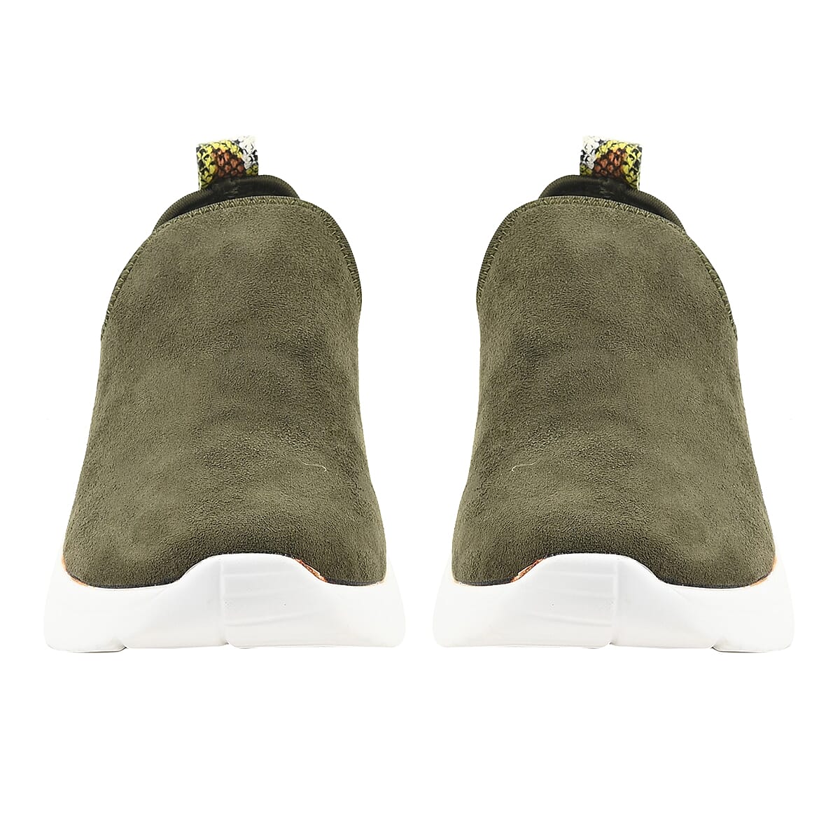 Seven7 Olive Vegan Leather Women's Slip on Sneaker - Size 7 image number 0