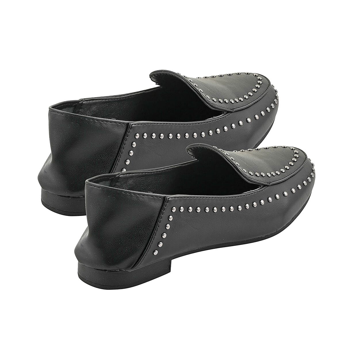 Seven7 Black Vegan Leather Women's Loafer - Size 9 image number 6