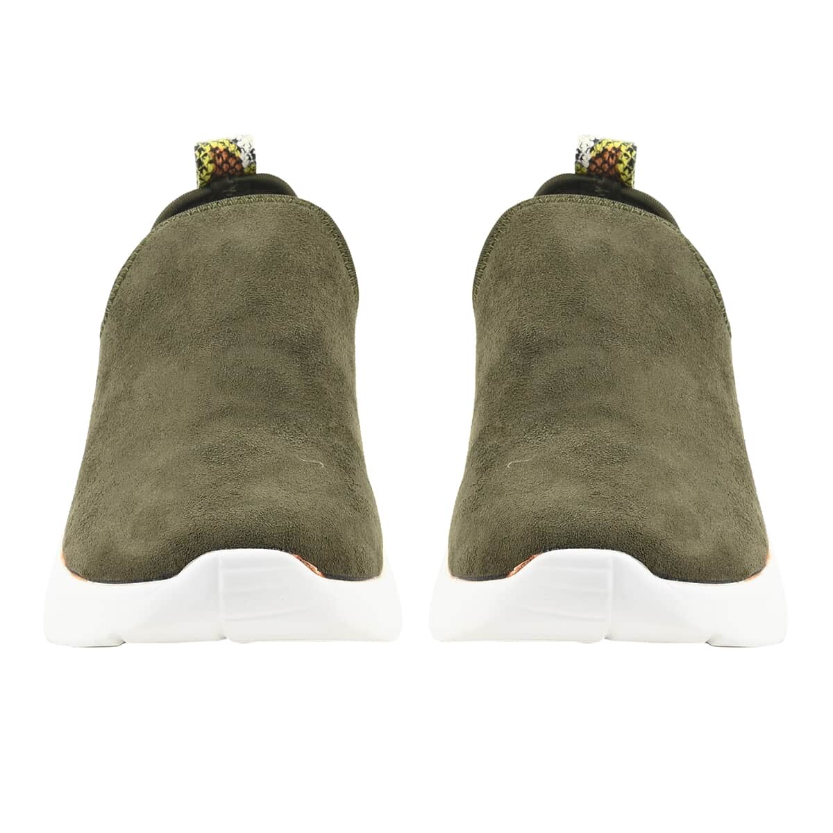 Seven7 Olive Vegan Leather Women's Slip on Sneaker - Size 9 image number 0