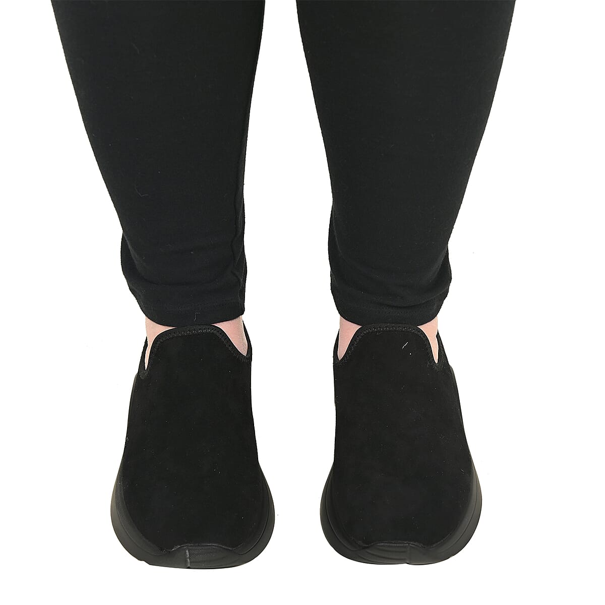 Seven7 Black Vegan Leather Women's Loafer - Size 6 image number 2