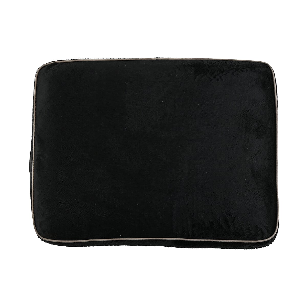 Bon Voyage Memory Foam Square Pillow with Buckle - Black, Square Cushion Insert for Chair Car Sofa Bed, Backrest Cushion, Lower Back Support And Pain Relief Seat Cushion image number 4