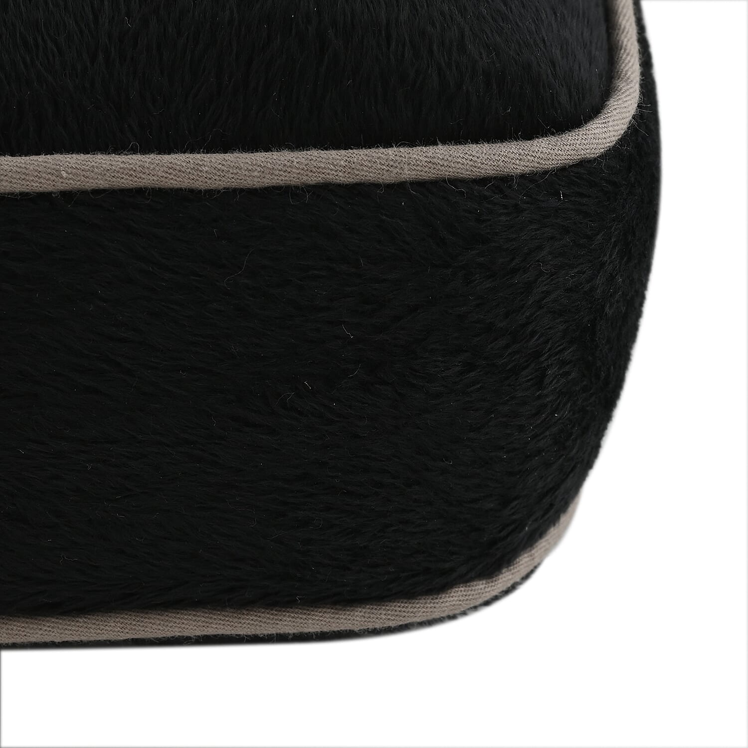 Bon Voyage Memory Foam Square Pillow with Buckle - Black, Square Cushion Insert for Chair Car Sofa Bed, Backrest Cushion, Lower Back Support And Pain Relief Seat Cushion