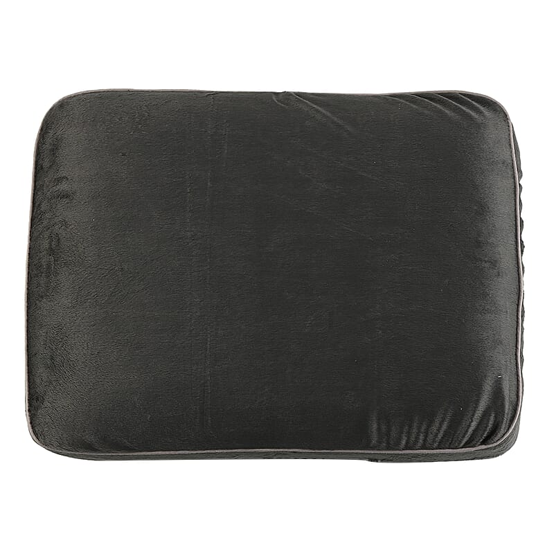 Bon Voyage Memory Foam Square Pillow with Buckle - Gray, Square Cushion Insert for Chair Car Sofa Bed, Backrest Cushion, Lower Back Support And Pain Relief Seat Cushion