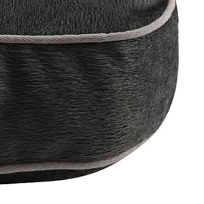 Bon Voyage Memory Foam Square Pillow with Buckle - Gray, Square Cushion Insert for Chair Car Sofa Bed, Backrest Cushion, Lower Back Support And Pain Relief Seat Cushion