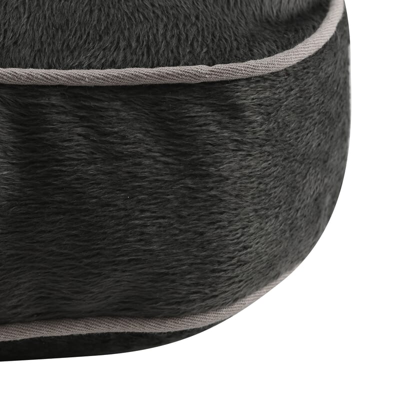 Bon Voyage Memory Foam Square Pillow with Buckle - Gray, Square Cushion Insert for Chair Car Sofa Bed, Backrest Cushion, Lower Back Support And Pain Relief Seat Cushion