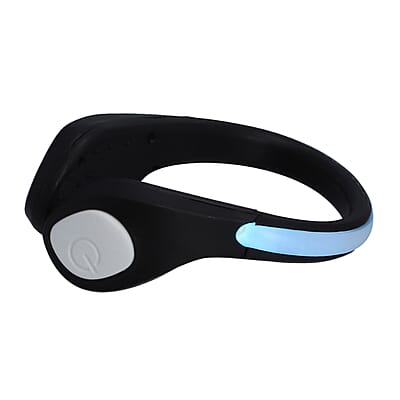 Set of 2 Black LED Shoe Clip Light (Multi Color Light), Reflective Safety Night Running Gear for Runners Joggers Bikers Walkers, Two Modes With Wide Angle Visibility