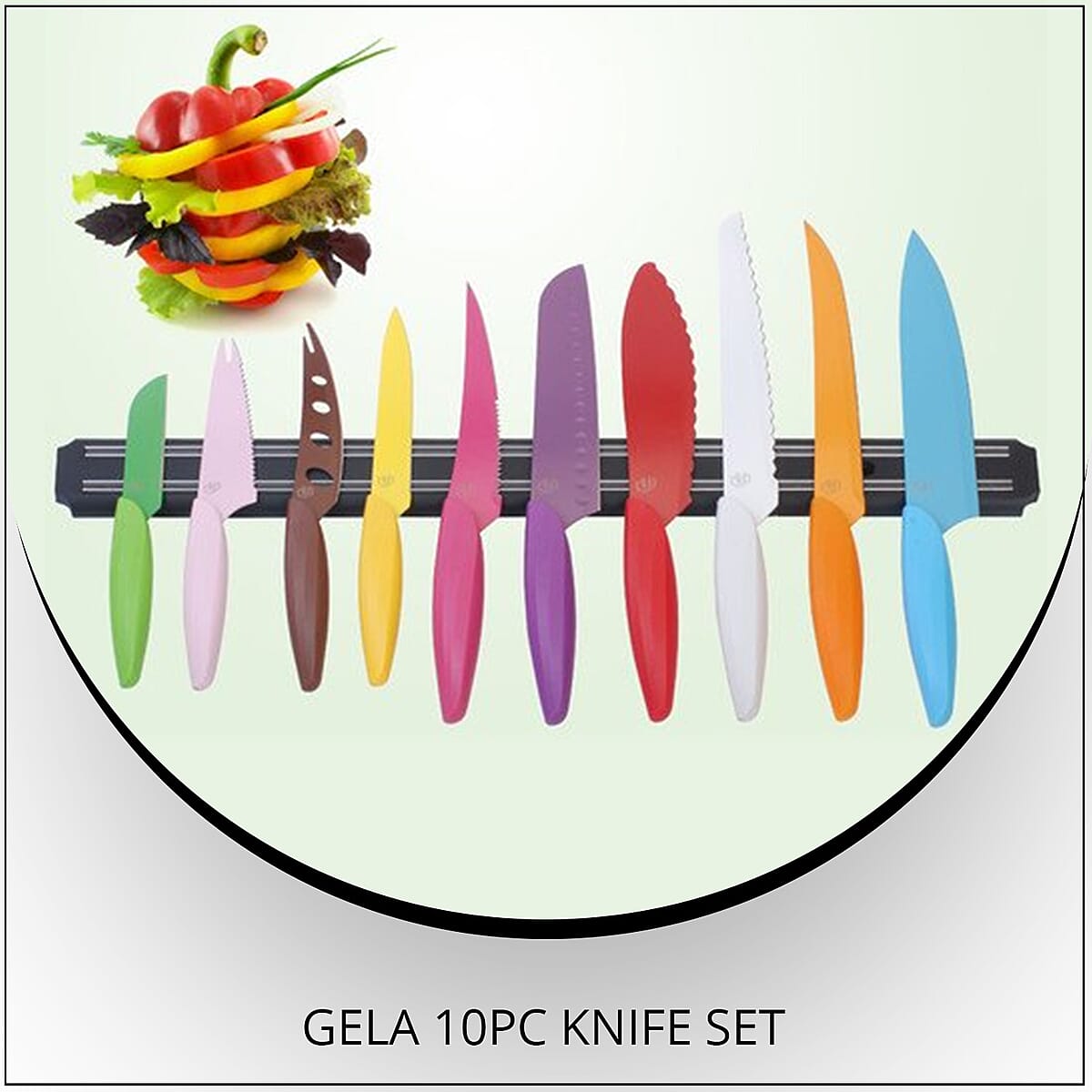 GELA 10pc Knife Set in Foam image number 1