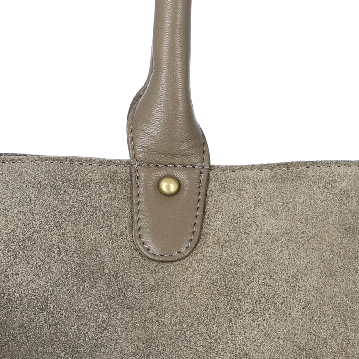 Green Genuine Leather Shoulder Bag with Shoulder Strap image number 5