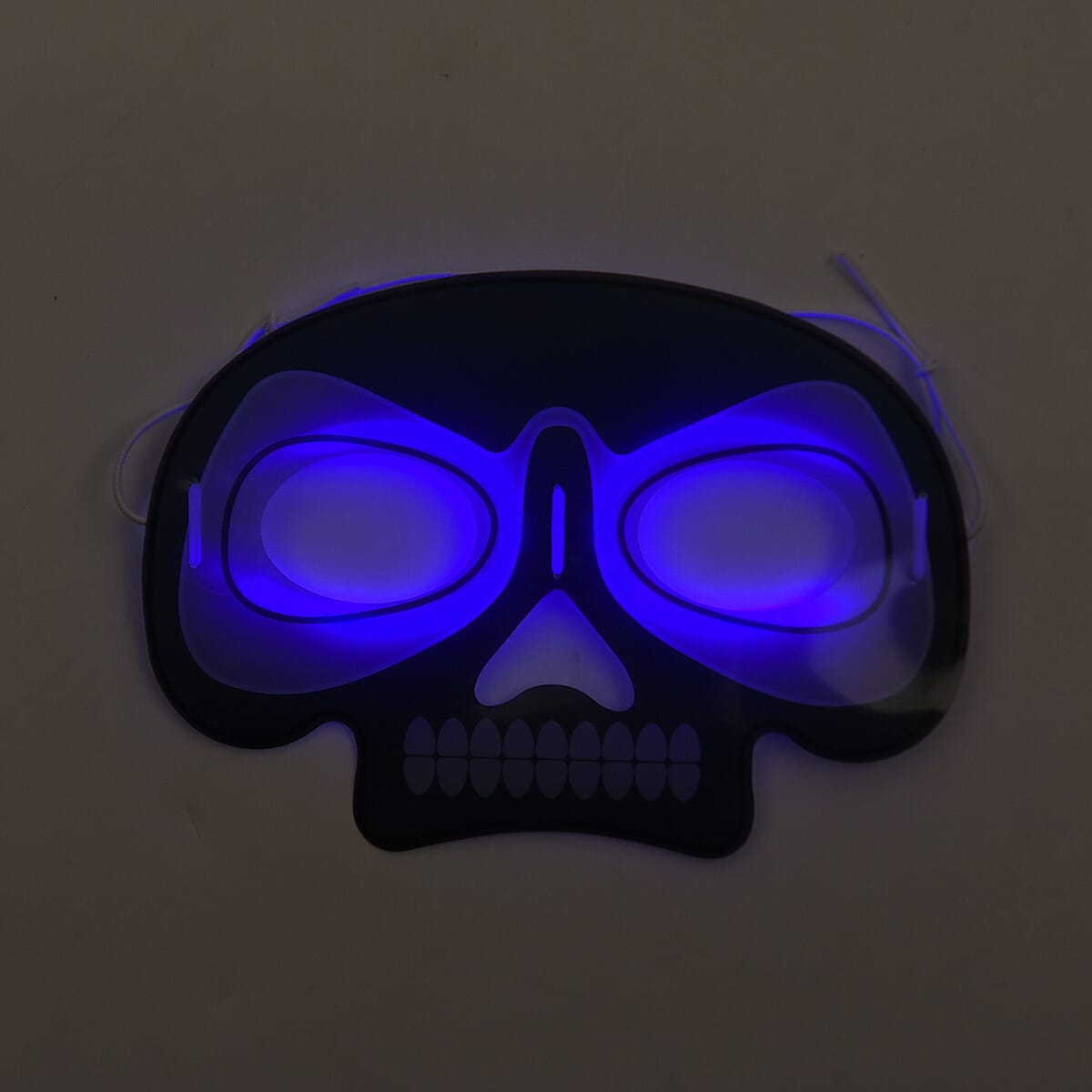Blue Glow in The Dark Eye Mask with Glow Stick image number 6