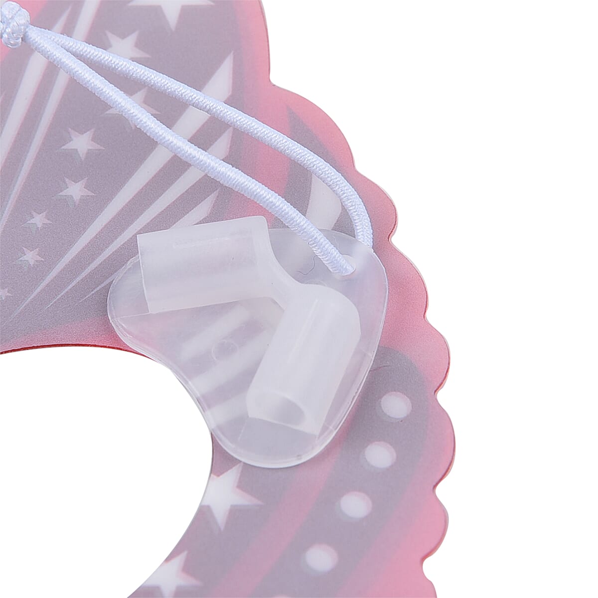 Red Glow in The Dark Eye Mask with Glow Stick image number 5