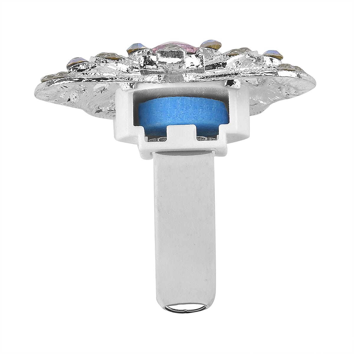 Set of 2 Silver Crown Inspired Vent Clip Freshener image number 3