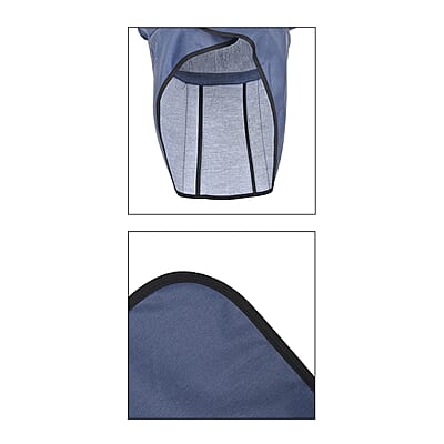 Homesmart Navy Blue Cotton Tie-Free Apron