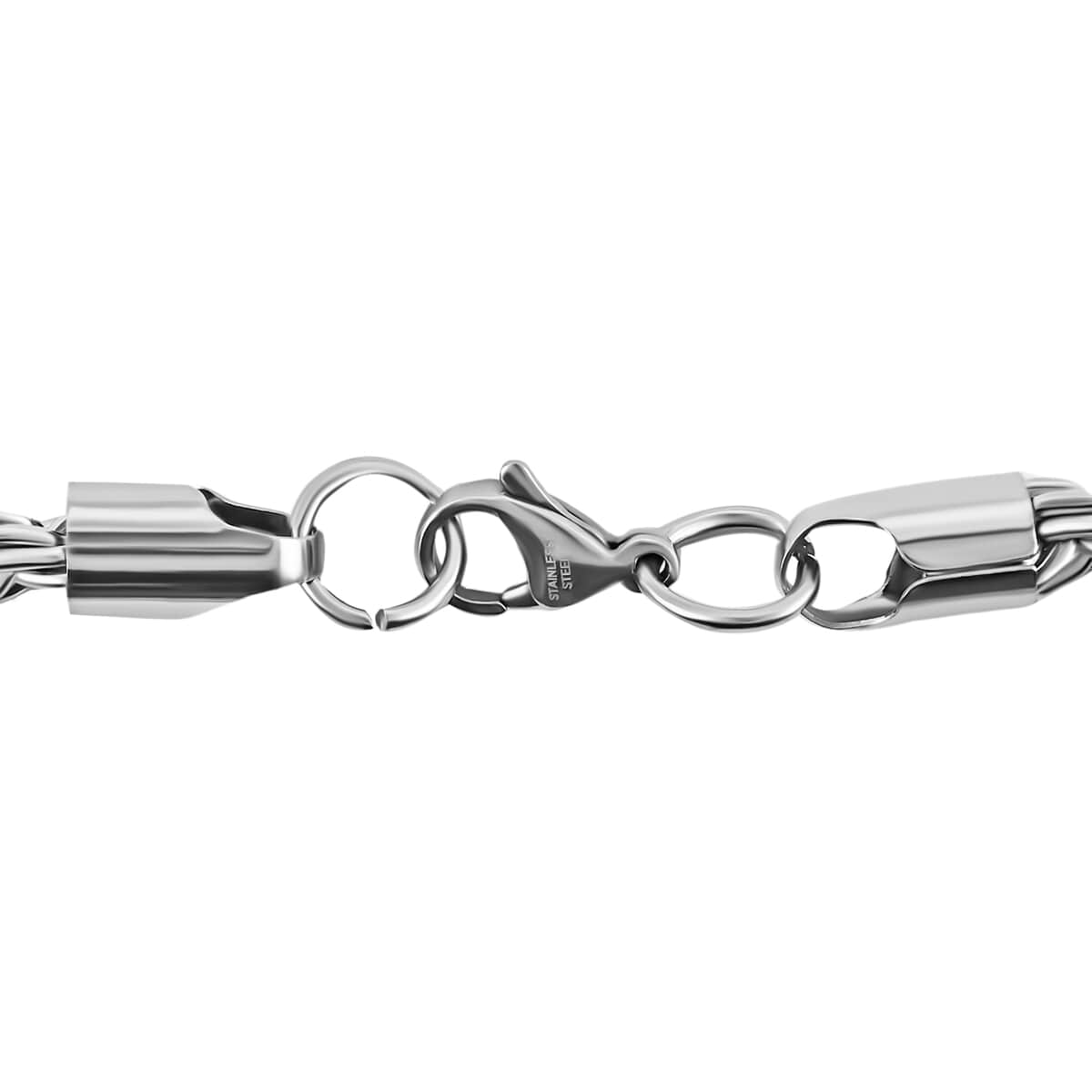 Rope Chain Bracelet in Stainless Steel (8.00 In) 15 Grams image number 3