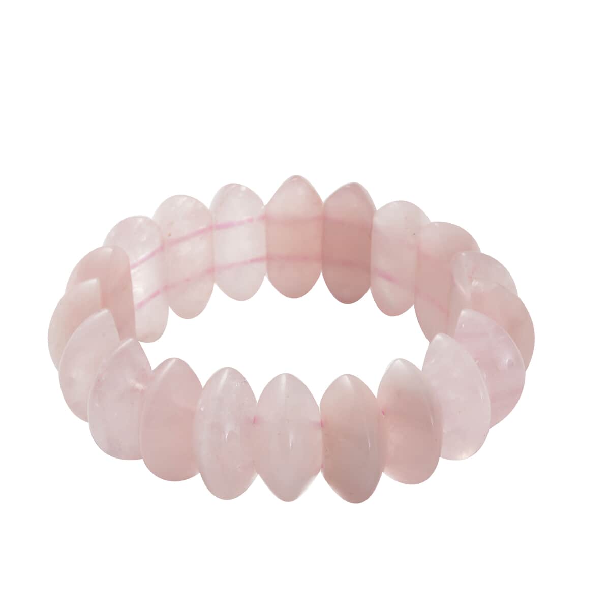 Galilea Rose Quartz Beaded Stretch Bracelet 324.00 ctw image number 0