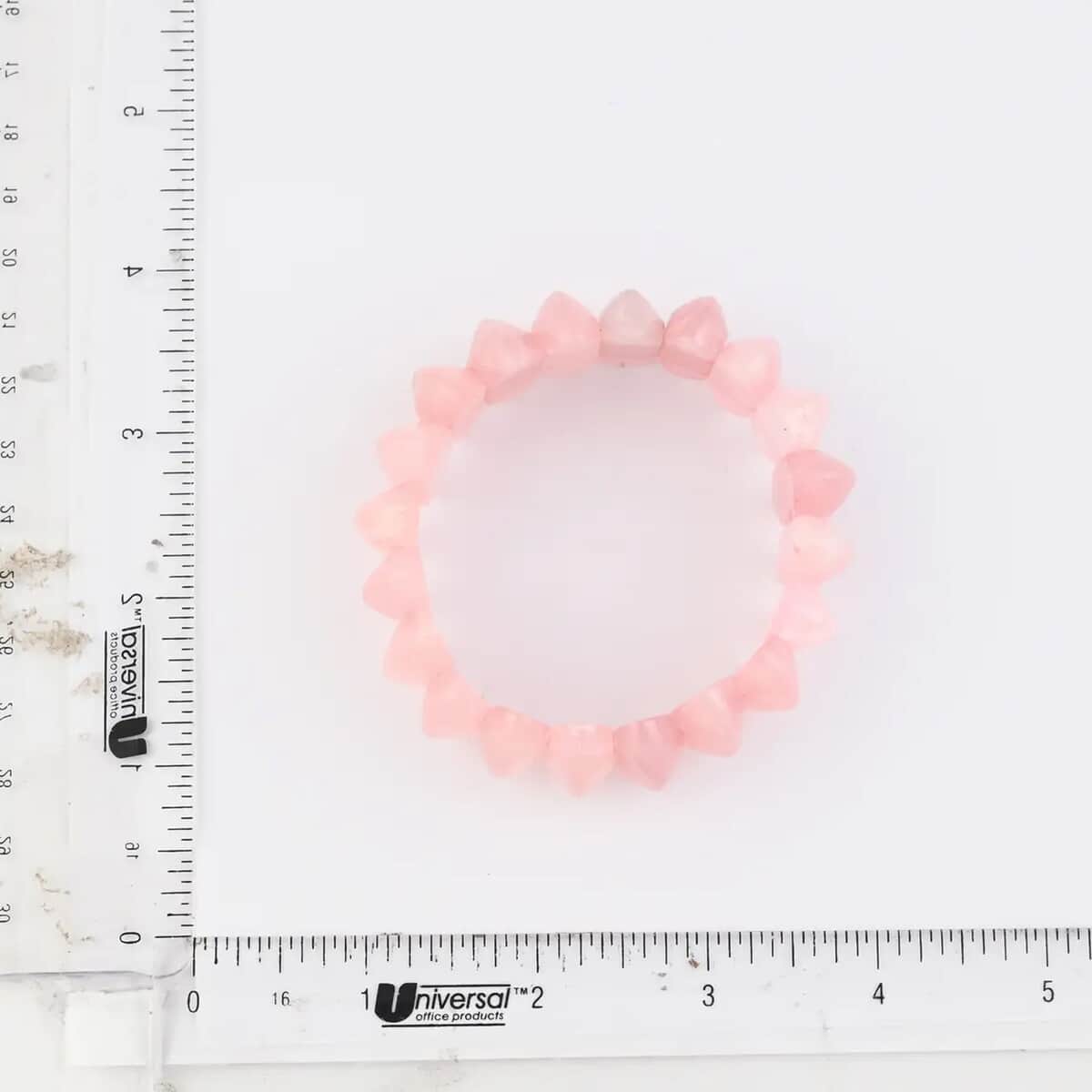 Galilea Rose Quartz Beaded Stretch Bracelet 324.00 ctw image number 6