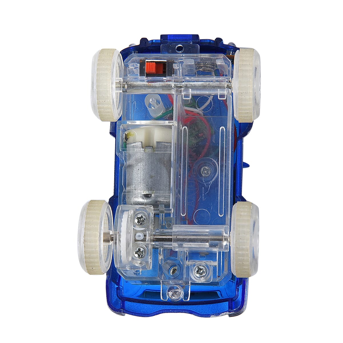 Homesmart Blue LED Car with 162pcs Flexible Glowing Tracks and 2 Ramps (1 AA battery not included) image number 4