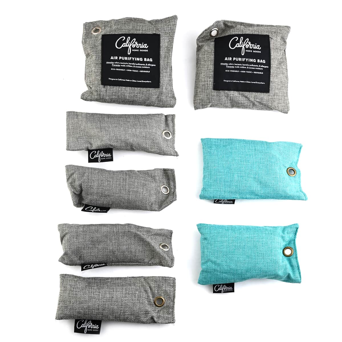 CALIFORNIA HOME GOODS 8 Pack Bamboo Charcoal Air Purifying Bags image number 0