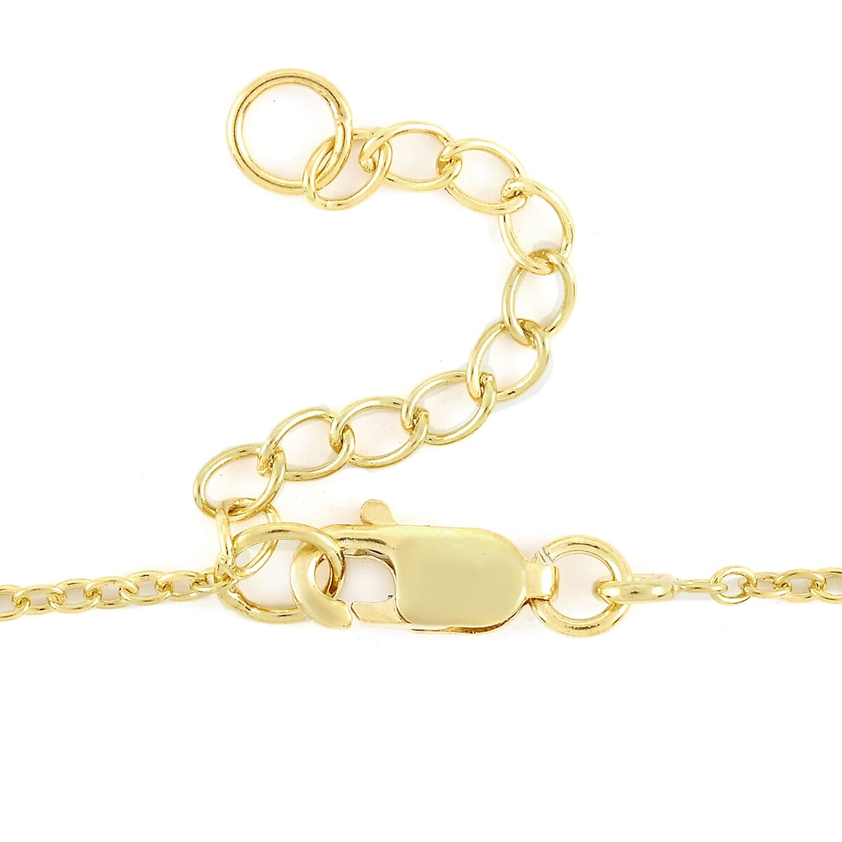 Ruby and Polki Diamond Lotus Floral Bracelet in 14K Yellow Gold Over Sterling Silver (6.50 In) 3.40 ctw