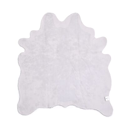Homesmart Black Faux Cow Hide Rug