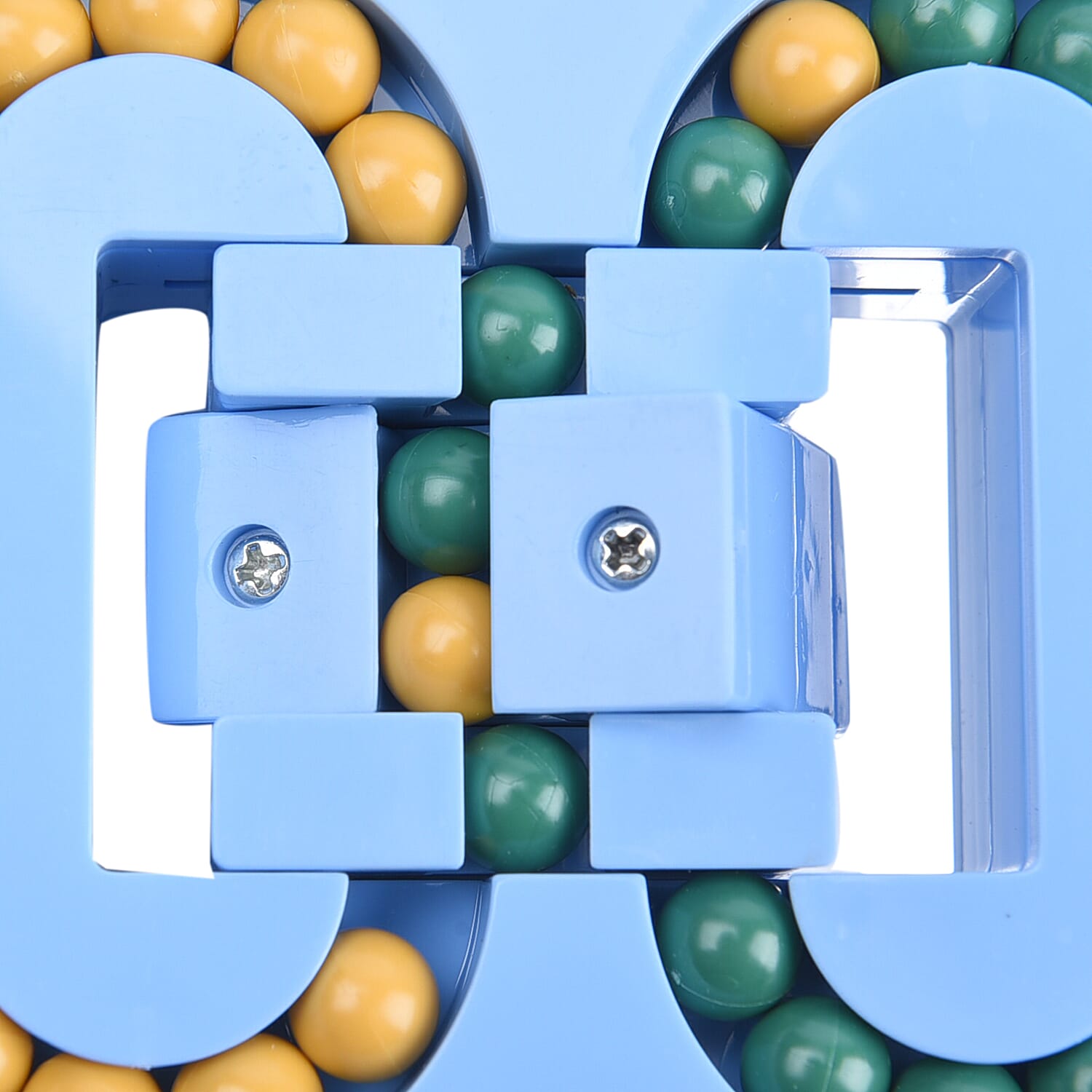 Blue Rotating Magic Bean Cube Toy