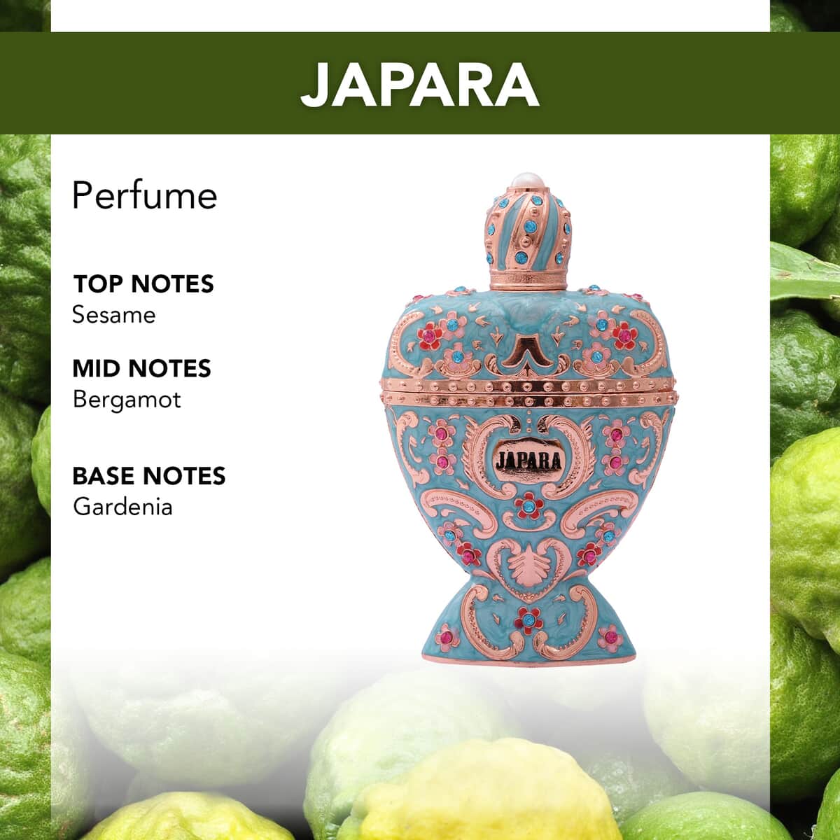 Japara Key of Charm Pure Perfume Oil For Long Lasting Fragrance (8ml) image number 1