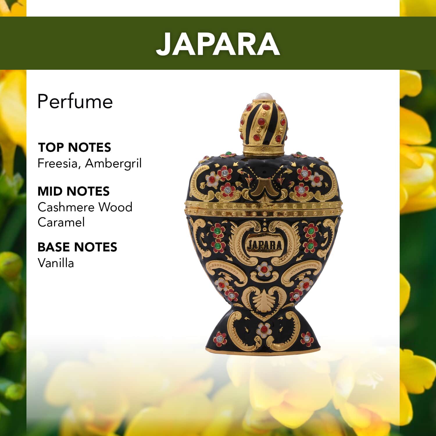 Japara Key of Life Pure Perfume Oil For Long Lasting Fragrance 8ml