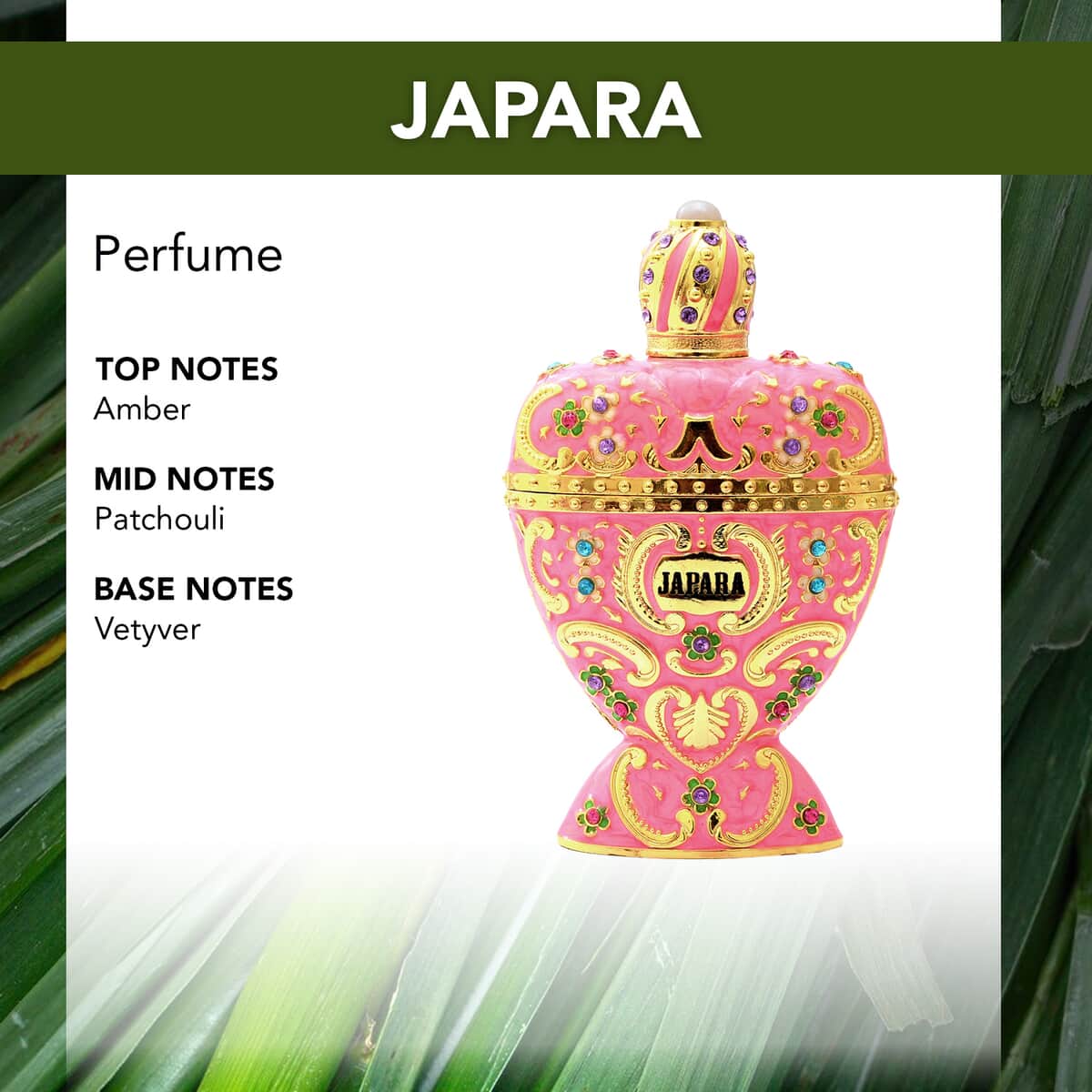 Japara Key of Love Pure Perfume Oil For Long Lasting Fragrance (8ml) image number 1
