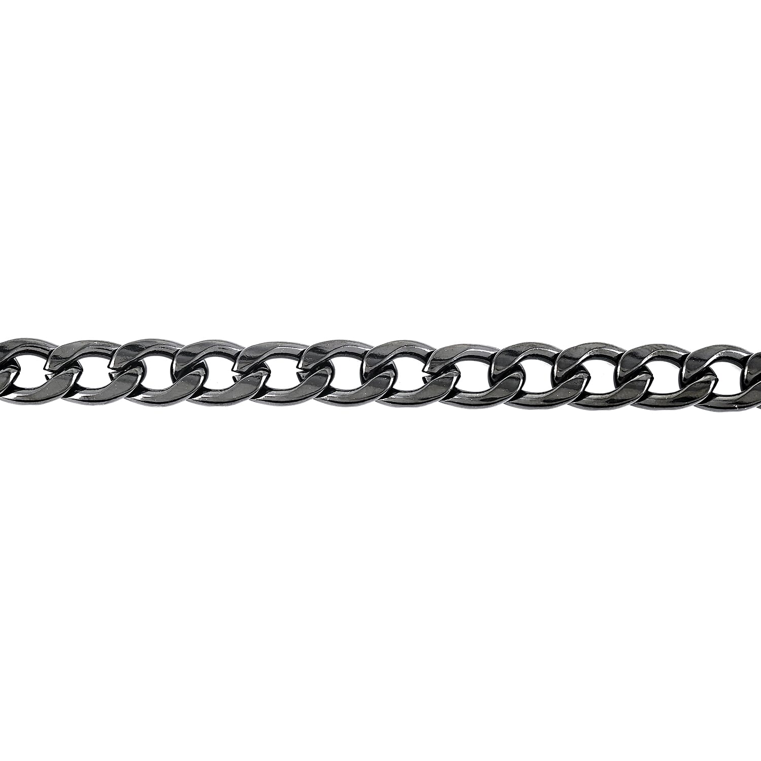 Curb Bracelet in ION Plated Black Stainless Steel (8.50 In) 20.60 Grams