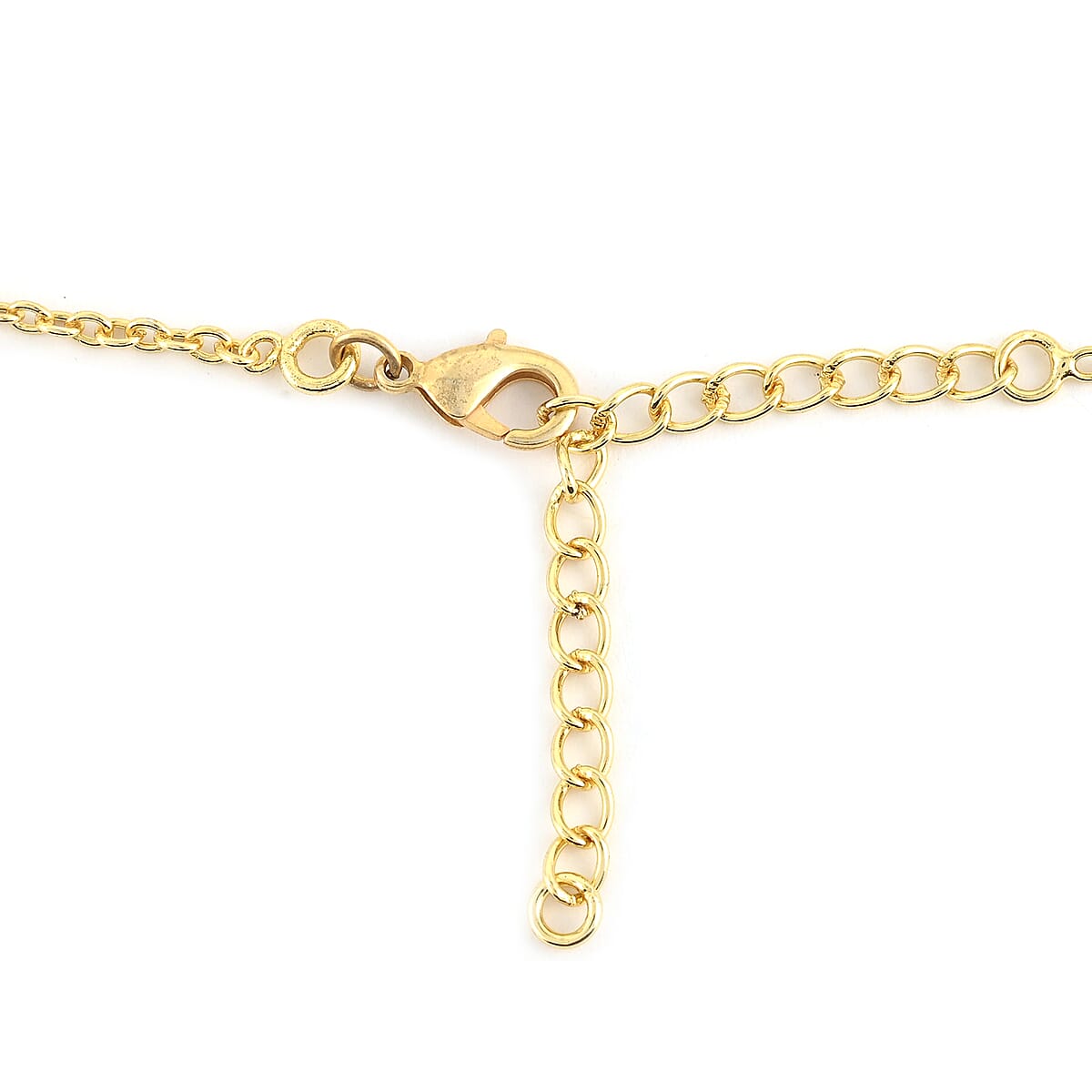 Malagasy Labradorite Bar Necklace 16 Inches in Goldtone 13.00 ctw image number 2