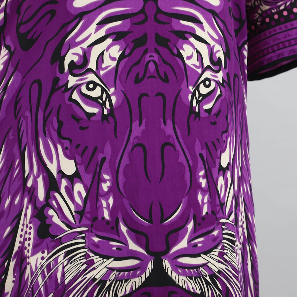 Tiger Print Knee-Length Kaftan image number 6