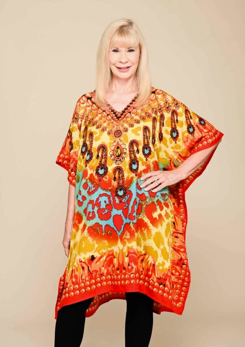 Cheetah Print Knee-Length Kaftan image number 0