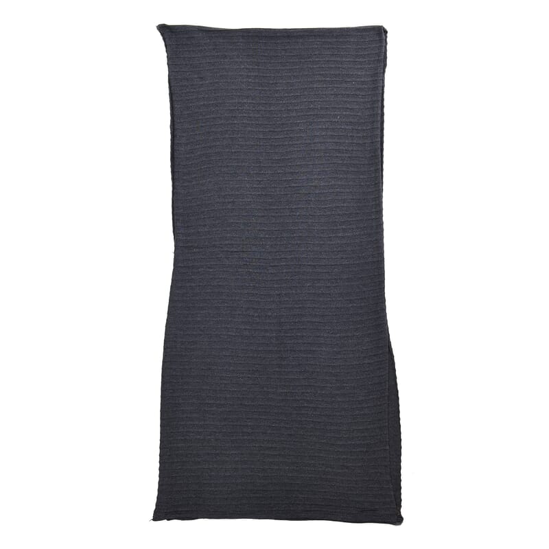 Black Stripe Pattern Long Scarf