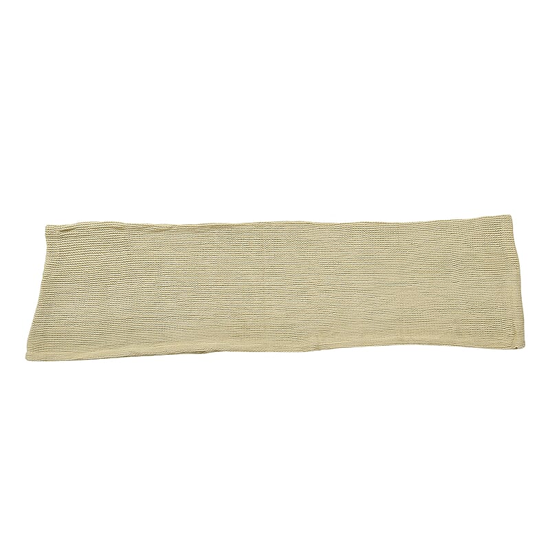 Beige Solid Knitted Shrug