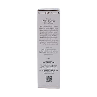 WKM Pearl & Gems Caring Foam/Spray Jewelry Cleaner (40 ml) , Jewelry Cleaning Solution , At Home Best Jewelry Cleaner , Silver Cleaning Solution