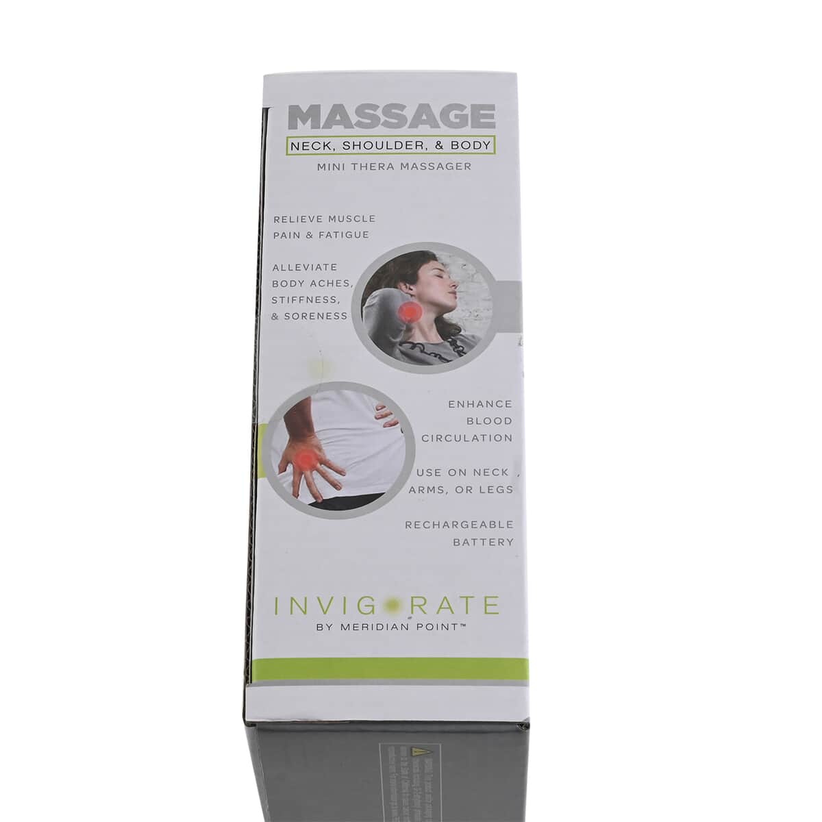 Mini Rechargeable Massager for Neck, Shoulder Body - Black image number 3