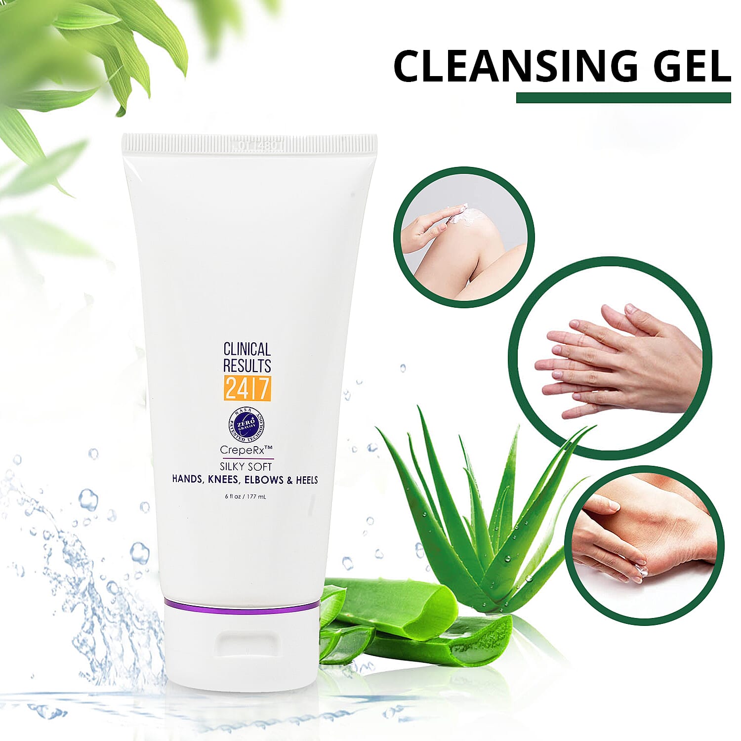 Clinical Results 24.7 Silky Soft Hands, Knees, Elbows, Heels 6 fl oz
