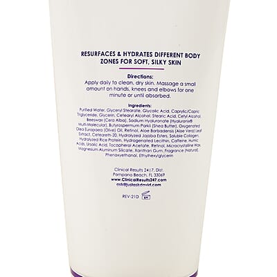 Clinical Results 24.7 Silky Soft Hands, Knees, Elbows, Heels 6 fl oz
