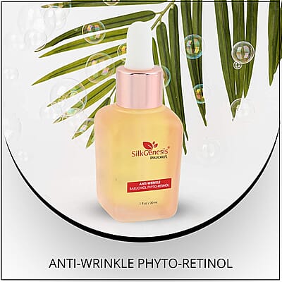 Silk Genesis Bakuchiol O3 Beauty Anti-Wrinkle Phyto-Retinol 1oz (Made in USA)
