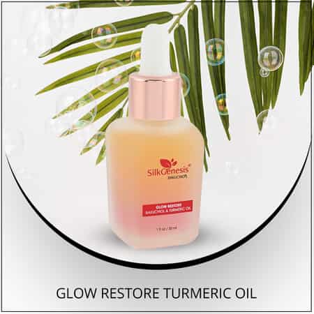 Silk Genesis Bakuchiol O3 Beauty Glow Restore Turmeric Oil 1oz (Made in USA) image number 1