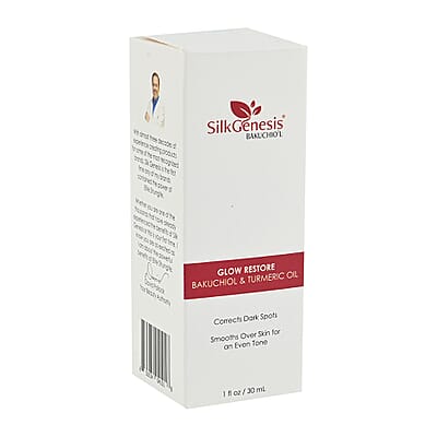 Silk Genesis Bakuchiol O3 Beauty Glow Restore Turmeric Oil 1oz (Made in USA)