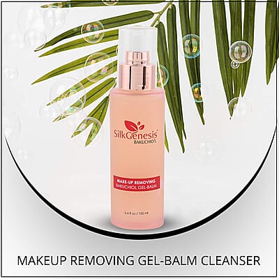 Silk Genesis Bakuchiol O3 Beauty Makeup Removing Gel-Balm Cleanser 3.4 oz (Made in USA)