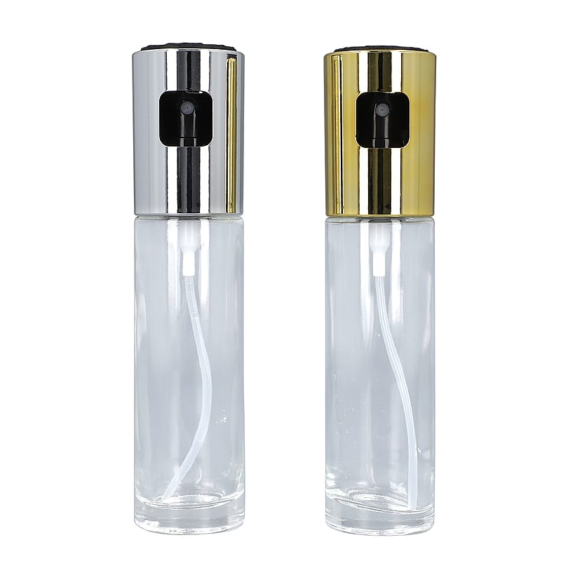 Set of 2 Silver and Gold Oil Sprayer