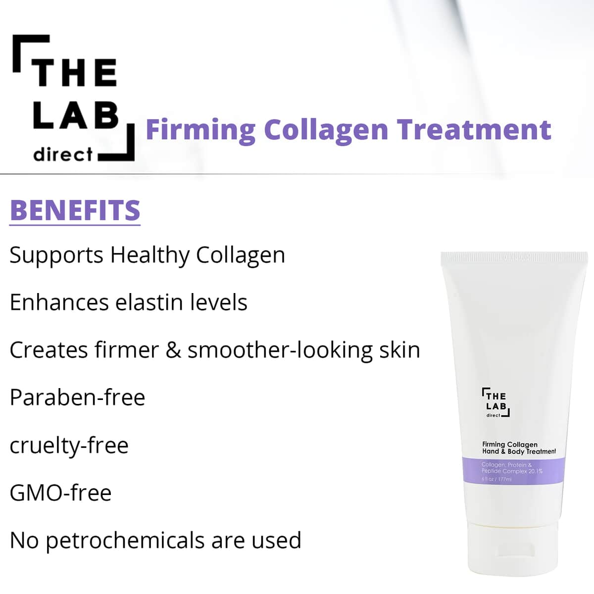 The Lab Direct Firming Collagen Hand & Body Treatment (6 fl oz) image number 2