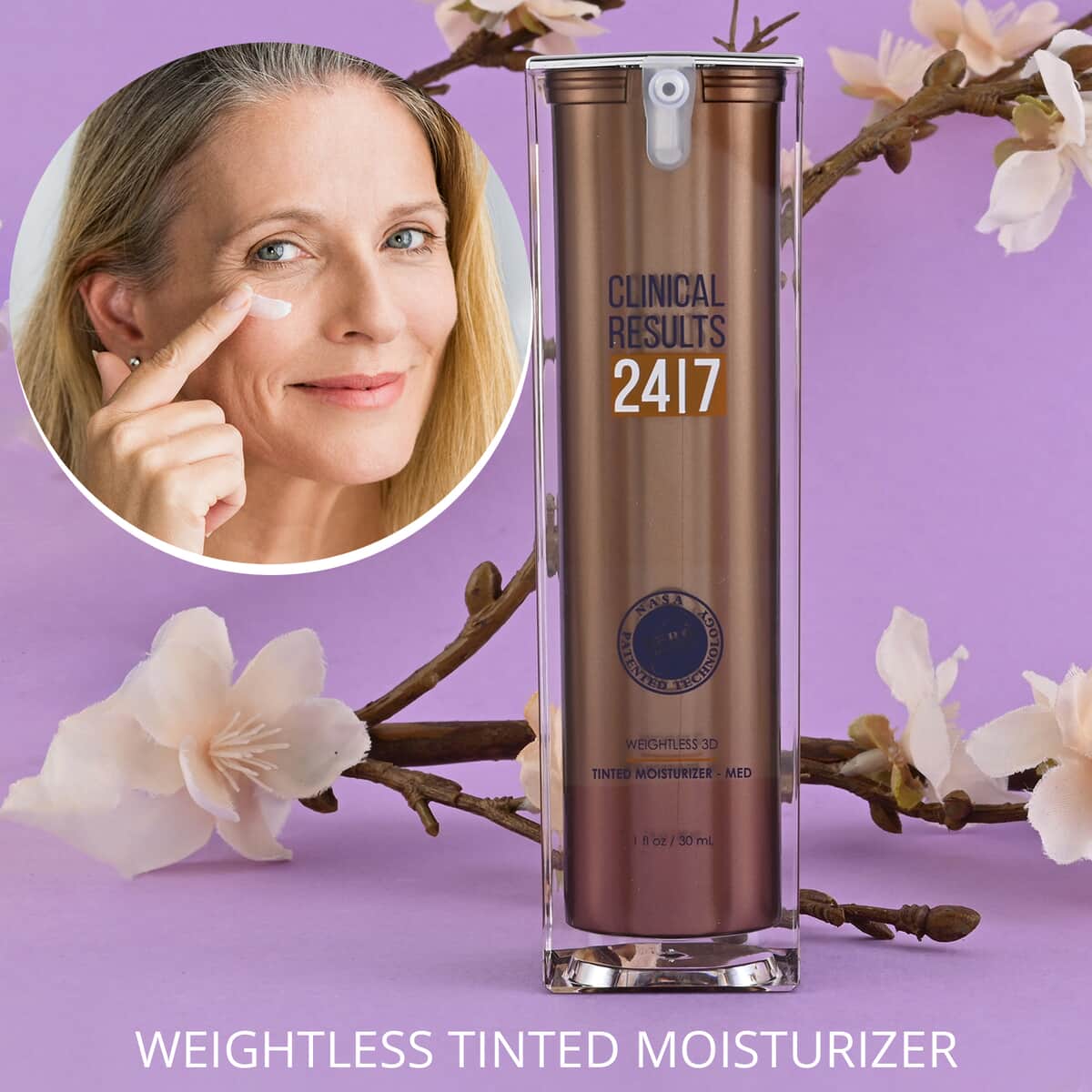 Clinical Results NASA 3D Weightless Tinted Moisturizer - Med image number 1