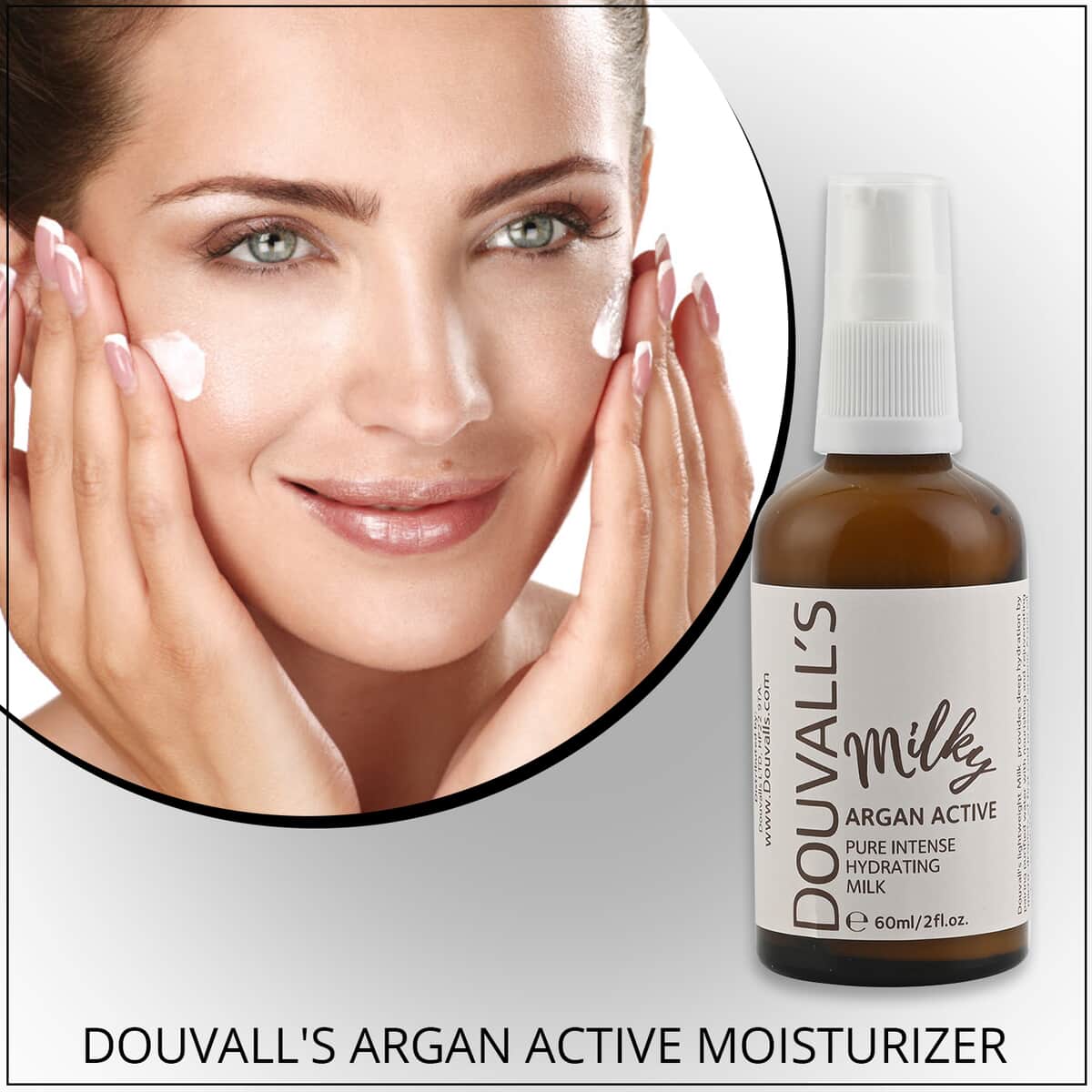 Douvalls Milky Argan Active Anti-Aging Argan Oil Moisturizer 60ml/2oz image number 1