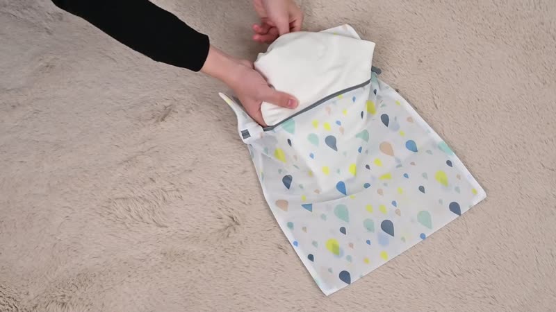 HOMESMART Set of 5 Raindrop Screen Cloth Laundry Bag