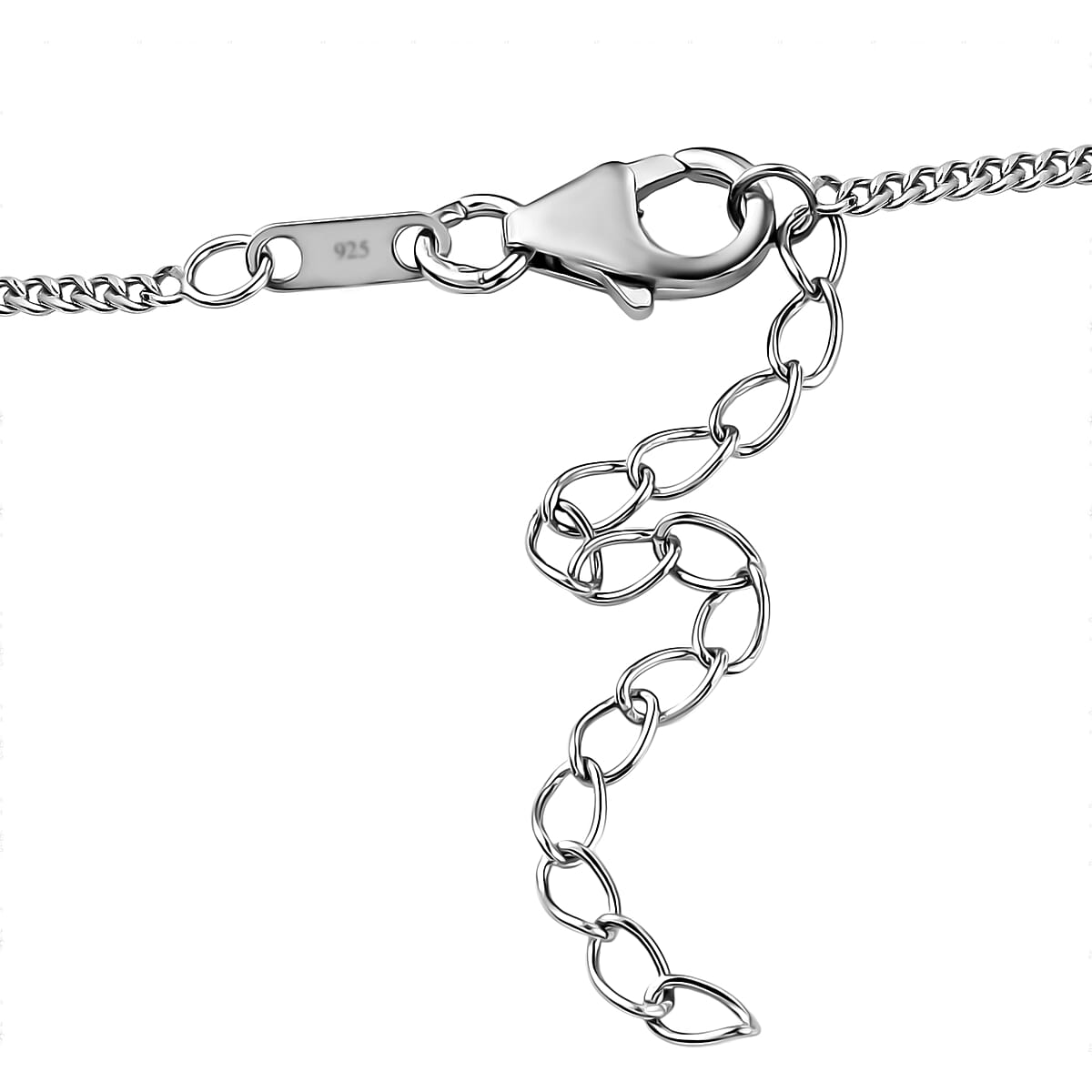 Miami Blue Welo Opal Necklace 18 Inches in Platinum Over Sterling Silver 13.00 ctw image number 4